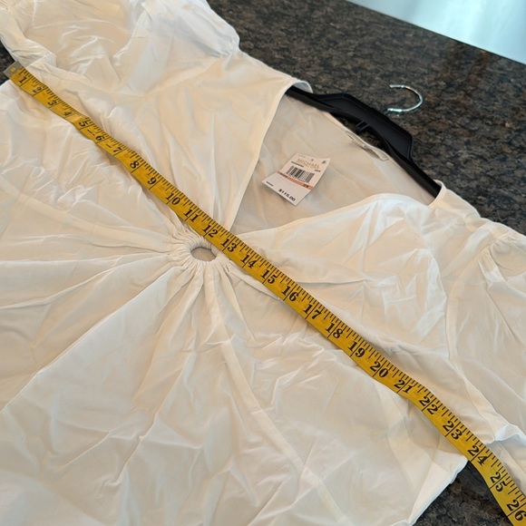 Michael Kors white keyholes blouse NWT 2X - Picture 7 of 10